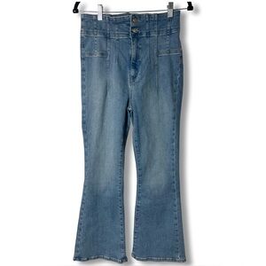 We The Free Free People Women’s Jayde Crop Flare Jeans Light Wash NWT Sz 29